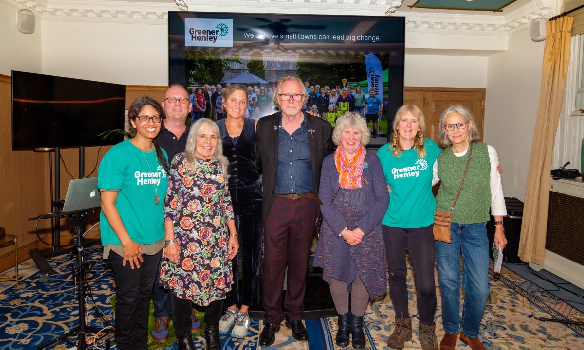 Alistair Morrison and the Greener Henley Team at the Relais